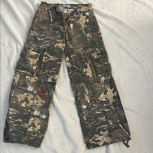 REVICE Distressed Camouflage Pants